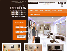 Tablet Screenshot of encoreinn.com